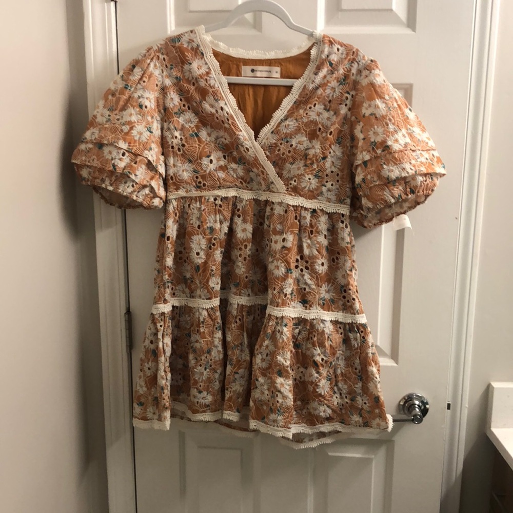Impeccable Pig Puff Sleeve Dress